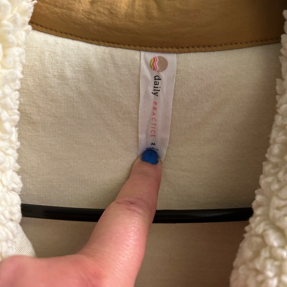 Anthropologie two toned, toned coat fresh from the dry cleaners. - Picture 3 of 4